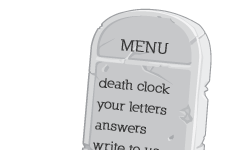 Death Clock Bottom Menu