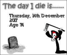 My Death Clock Calculation