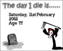 My Death Clock Calculation