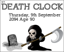 I Got My Death Prediction at The Death Clock