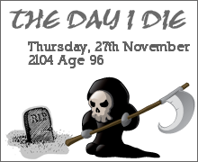 My Death Clock Prediction